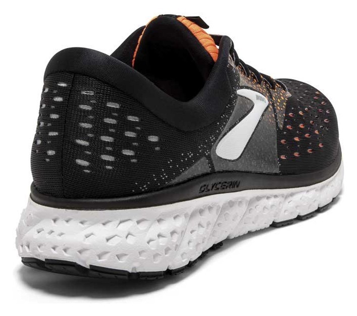 Кросівки чоловічі Brooks GLYCERIN 16 M 41 (8.0US) Black/orange/grey (1102891D069)