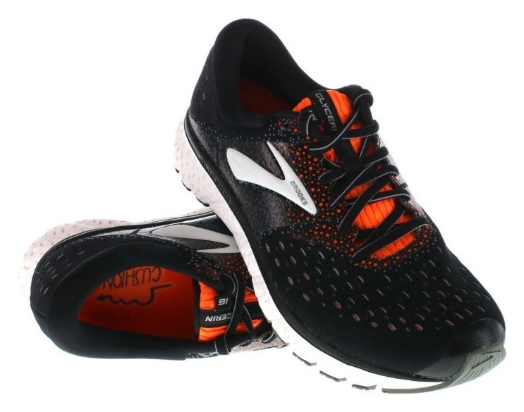 Кросівки чоловічі Brooks GLYCERIN 16 M 41 (8.0US) Black/orange/grey (1102891D069), укр, укр