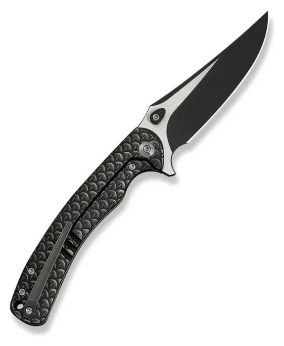 Нож складной туристический Weknife Dracarys, (9.1 см) Böhler M390/титан 6AL4V черный