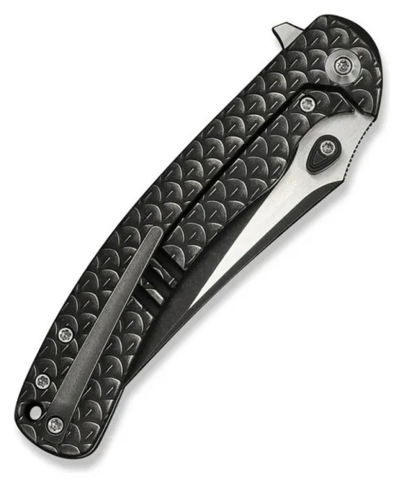 Нож складной туристический Weknife Dracarys, (9.1 см) Böhler M390/титан 6AL4V черный