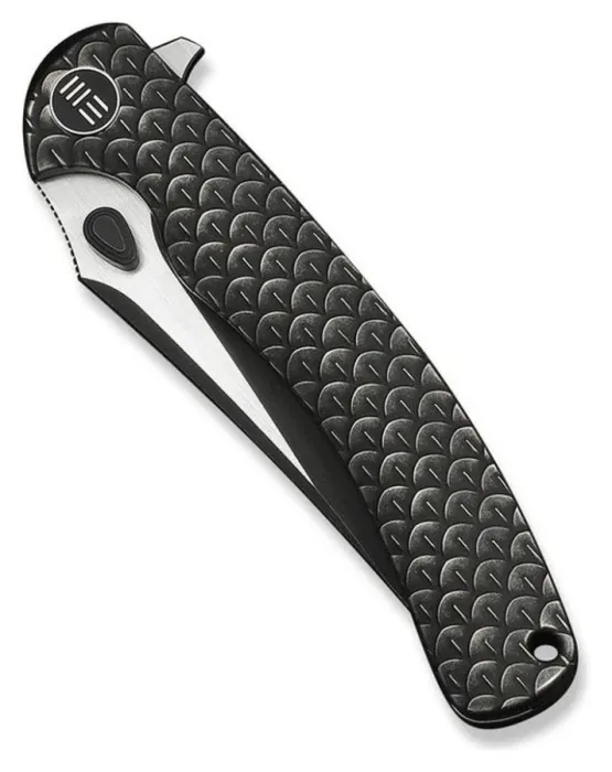 Нож складной туристический Weknife Dracarys, (9.1 см) Böhler M390/титан 6AL4V черный