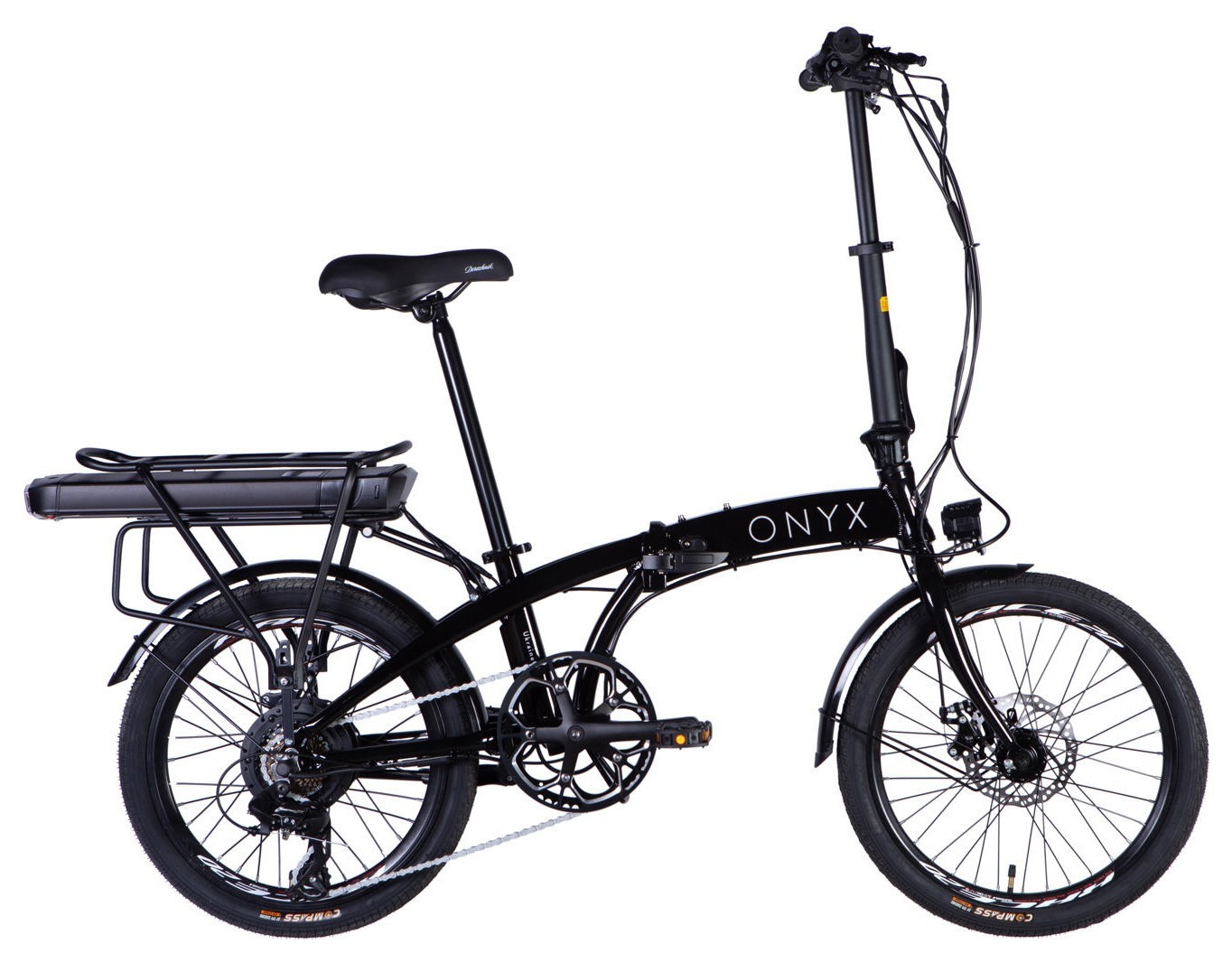 Велосипед з електроприводом 20" AL Dorozhnik eONYX DD CS рама-11" 48B 12.5А*г 500Вт чорний YS 728 2025