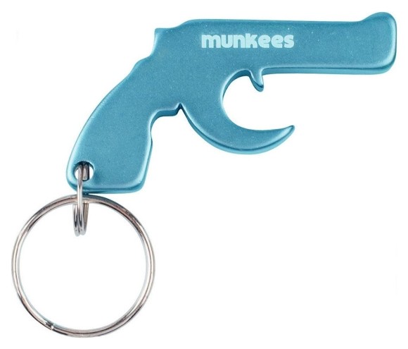 Munkees 3470 брелок-открывашка Gun blue, укр