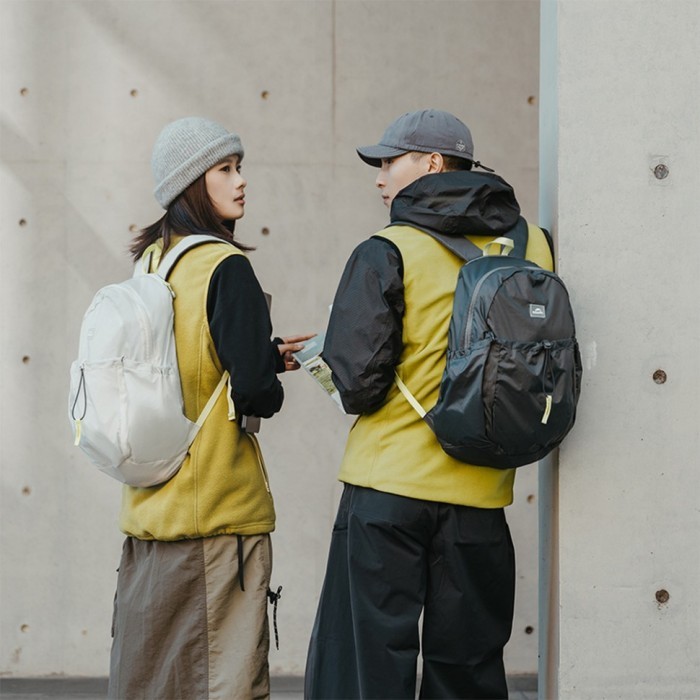 Рюкзак компактний Naturehike CNK2450XB026, 20 л, сірий, укр, укр