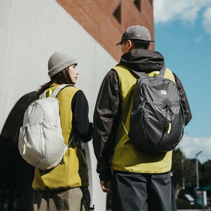 Рюкзак компактний Naturehike CNK2450XB026, 20 л, сірий, укр, укр