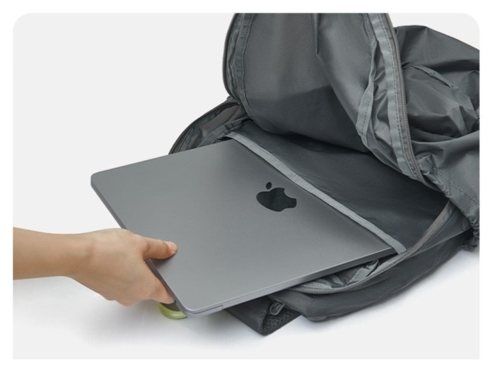 Рюкзак компактний Naturehike CNK2450XB026, 20 л, сірий, укр, укр