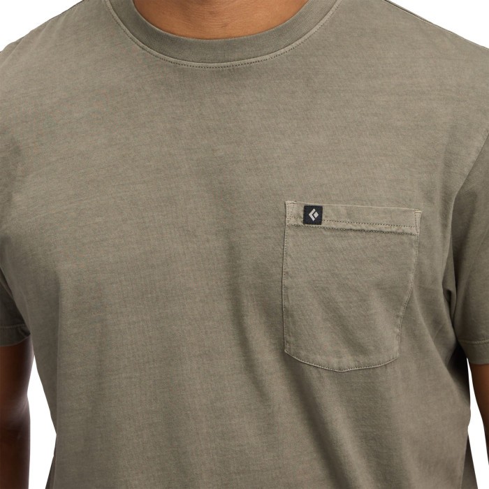 Мужская футболка Black Diamond M Diamond Patch SS Pocket Tee, Clay, L