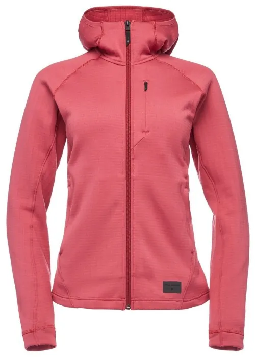 Жіноча флісова кофта з рукавом реглан Black Diamond Factor Hoody, Wild Rose