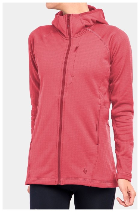 Жіноча флісова кофта з рукавом реглан Black Diamond Factor Hoody, Wild Rose