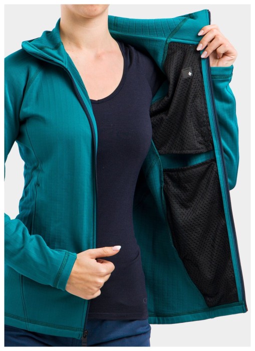 Жіноча флісова кофта з рукавом реглан Black Diamond Factor Hoody, Wild Rose