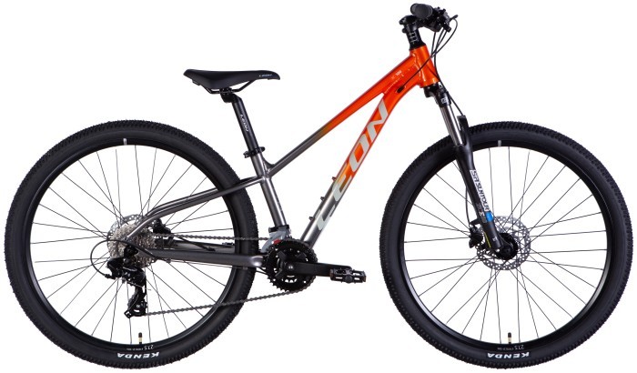Велосипед AL 27,5" Leon XC 100 HDD рама-13" помаранчевий зі сріблястим 2025, укр, укр