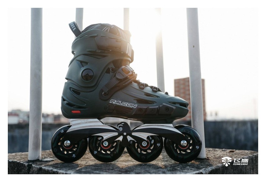 Роликові ковзани Flying Eagle Falcon F6S зелені, укр, укр