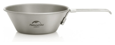 Титанова миска Naturehike NH20CJ004, 300 мл, титан
