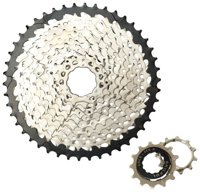 Касета 11 SkilFul CS-M620 11-46Т срiблястий нікельована, укр, укр