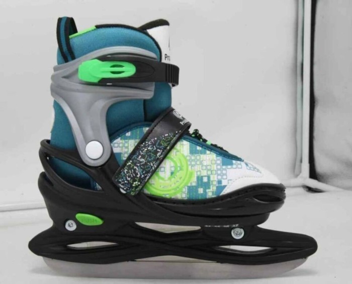 Ролики Maraton 2in1 Pro Atletico зелено-голубі (34-37)