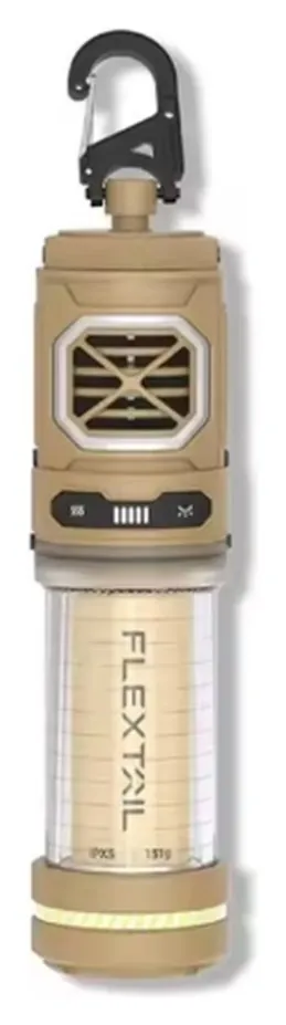 Фумігатор-ліхтар кемпінговий Flextail Tiny Repel S, бежевий (FNR_TRS4800)