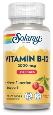 Vitamin B-12 2000mcg - 90 lozenges Natural Cherry