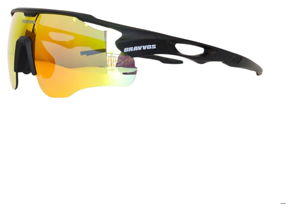 Очки BRAVVOS SS-956 черная оправа 5 цветных сменных линз