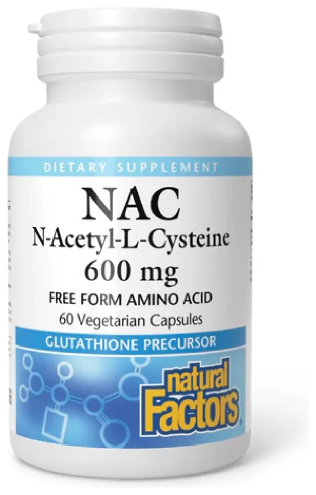 N-Acetyl-L-Cysteine Amino Acid 600mg - 60 vcaps