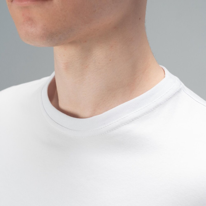 Футболка Slavni чоловіча повсякденна біла, Футболка Slavni Unity чоловіча бавовняна біла, укр, укр