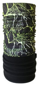 Бандана-бафф многофункциональная Level SPIDERWEB One size Black/green (LSMS21U5M)