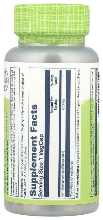 Fo-Ti He-Shou-Wu 610mg - 100 vcaps