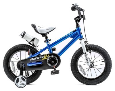 Велосипед RoyalBaby FREESTYLE 18", OFFICIAL UA, синий