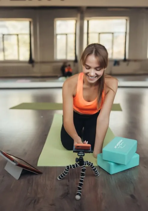 Блок для йоги PowerPlay 4006 Yoga Brick Мятный