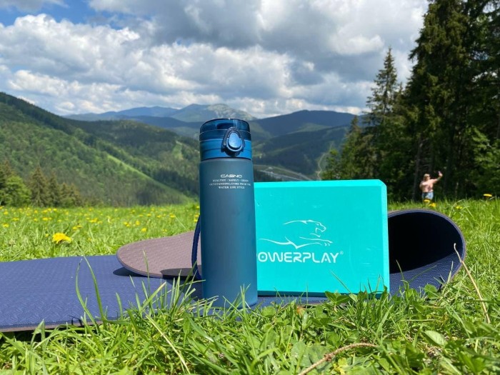 Блок для йоги PowerPlay 4006 Yoga Brick Мятный