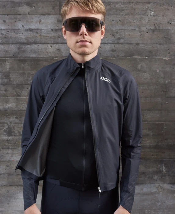 Мембранна чоловіча велокуртка POC Haven rain jacket, Uranium Black