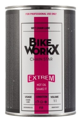 Мастило для ланцюга BikeWorkX Chain Star Extreme банка 1L