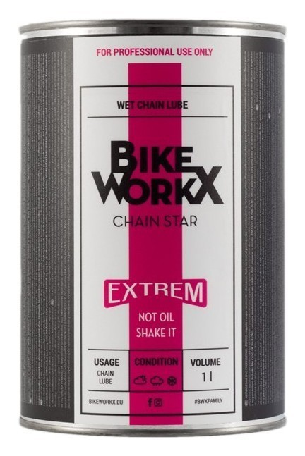 Мастило для ланцюга BikeWorkX Chain Star Extreme банка 1L, укр, укр