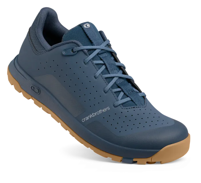 Веловзуття CrankBrothers SHOES STAMP TRAIL LACE BLUE / DARK BLUE - GUM OUTSOLE 9.5, укр, укр