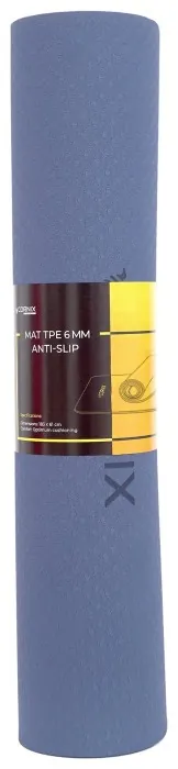 Коврики спортивные Cornix TPE 183 x 61 x 0.6 см для йоги и фитнеса XR-0003 Blue/Sky Blue