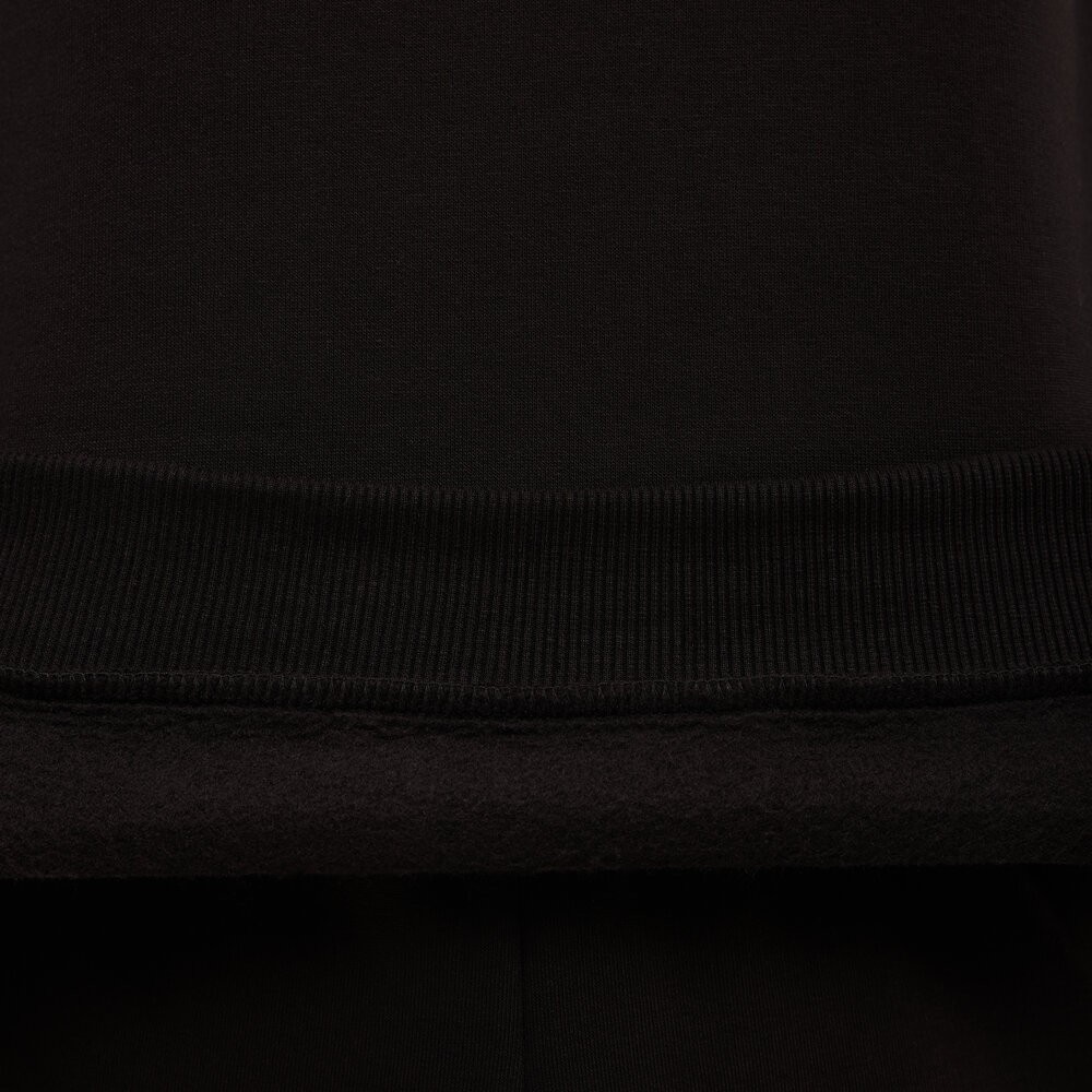 Свитшот мужской однотонный черный Pobedov 007 ЗИМА