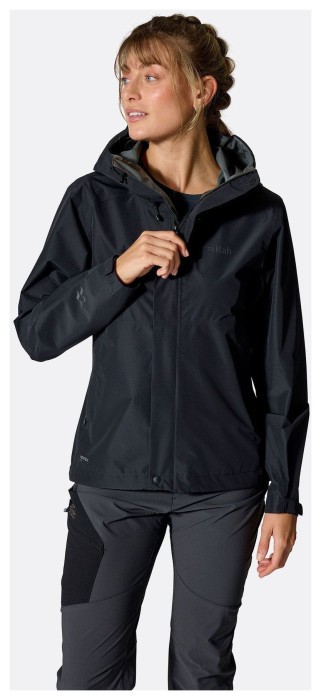Мембранна куртка жіноча Rab Downpour Jacket Wmns, Watermelon, 8