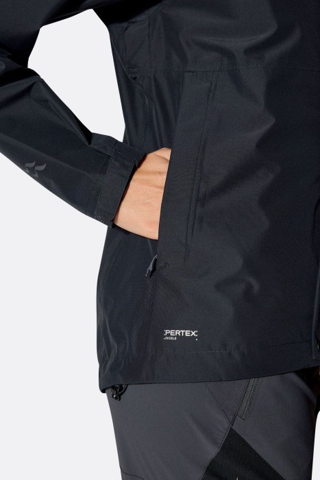 Мембранна куртка жіноча Rab Downpour Jacket Wmns, Watermelon, 8
