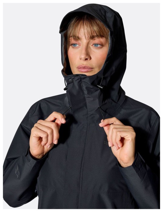 Мембранна куртка жіноча Rab Downpour Jacket Wmns, Watermelon, 8