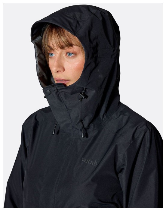 Мембранна куртка жіноча Rab Downpour Jacket Wmns, Watermelon, 8