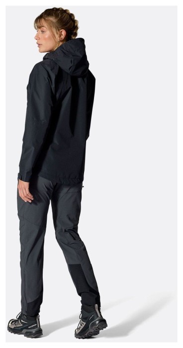 Мембранна куртка жіноча Rab Downpour Jacket Wmns, Watermelon, 8