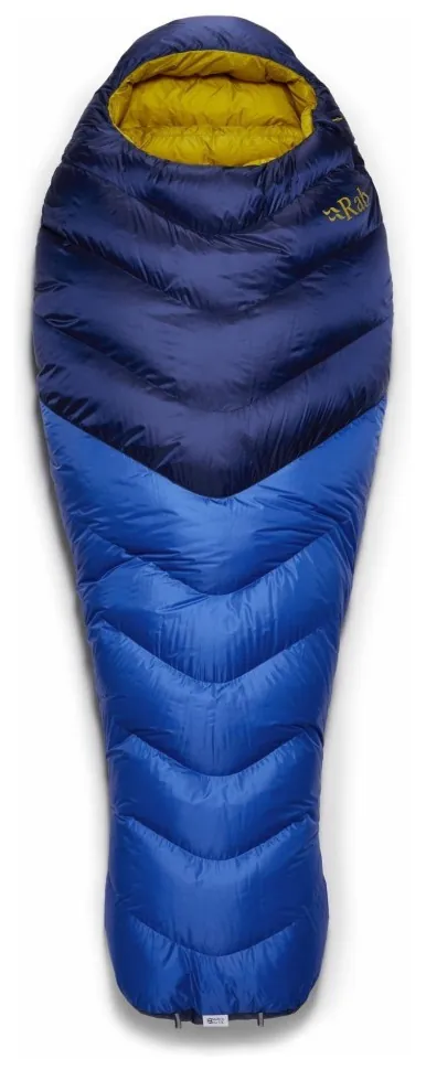 Спальний мішок жіночий Rab Neutrino 400 Wmns Regular, (-7°C), 170 см - Left Zip, Nightfall Blue (SHM_RB QSM-91-NFB-REG-LZ)