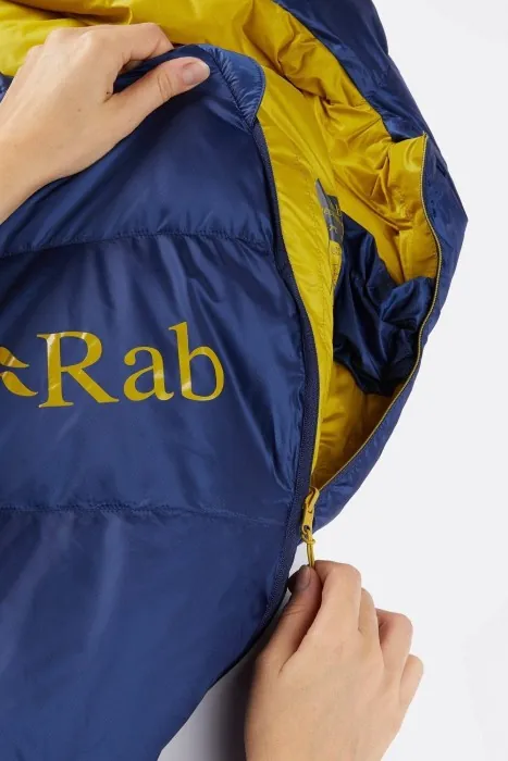 Спальный мешок женский Rab Neutrino 400 Wmns Regular, (-7°C), 170 см - Left Zip, Nightfall Blue
