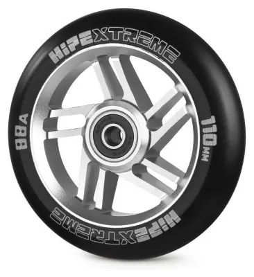 Колесо для трюкового самоката Hipe H5 110мм, Silver/Black PU