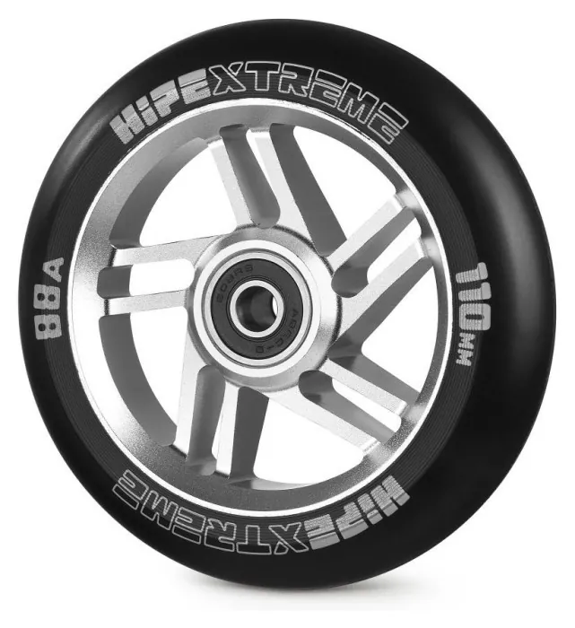 Колесо для трюкового самоката Hipe H5 110мм, Silver/Black PU