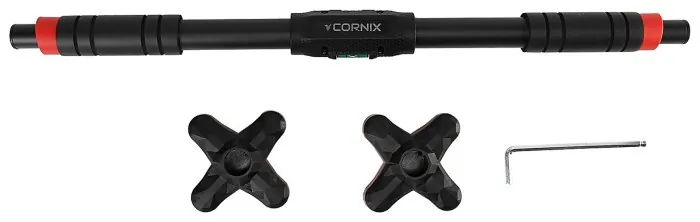 Турник раздвижной Cornix Pro+ 70-100 см XR-0286 Black/Red