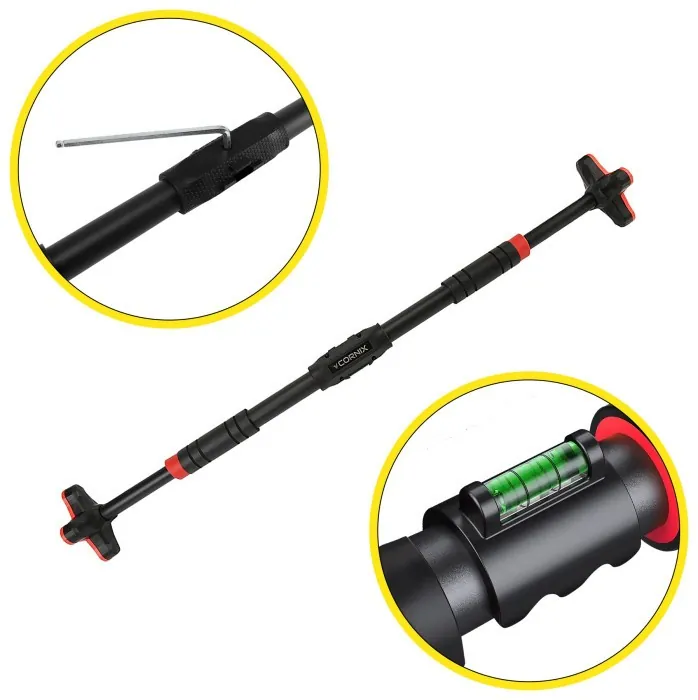 Турник раздвижной Cornix Pro+ 70-100 см XR-0286 Black/Red