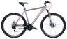 Велосипед 29" Discovery BASTION AM DD 2024 (сріблясто-помаранчевий (м)), укр