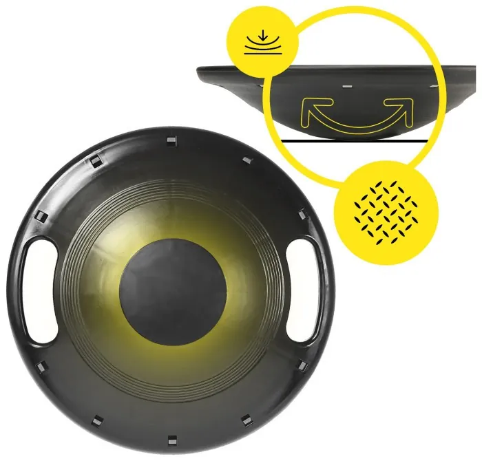 Балансировочная платформа Cornix круглая, пластиковая XR-0443 Grey/Black