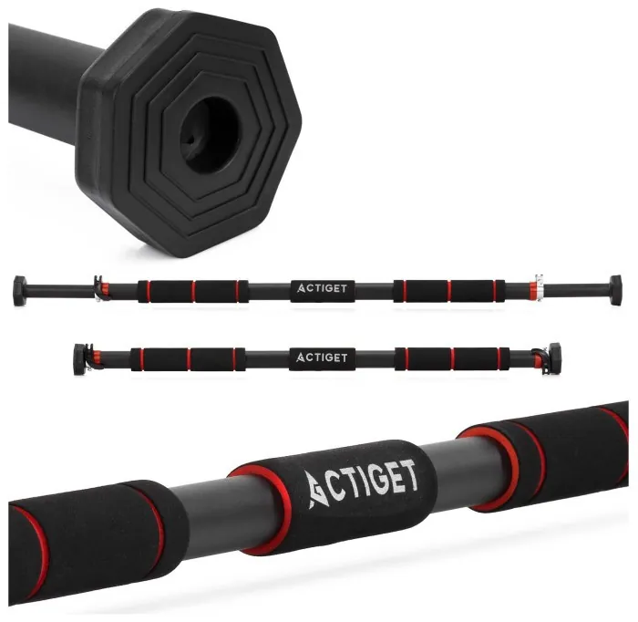Турник раздвижной Actiget 82-130 см ACT0166 Black/Red