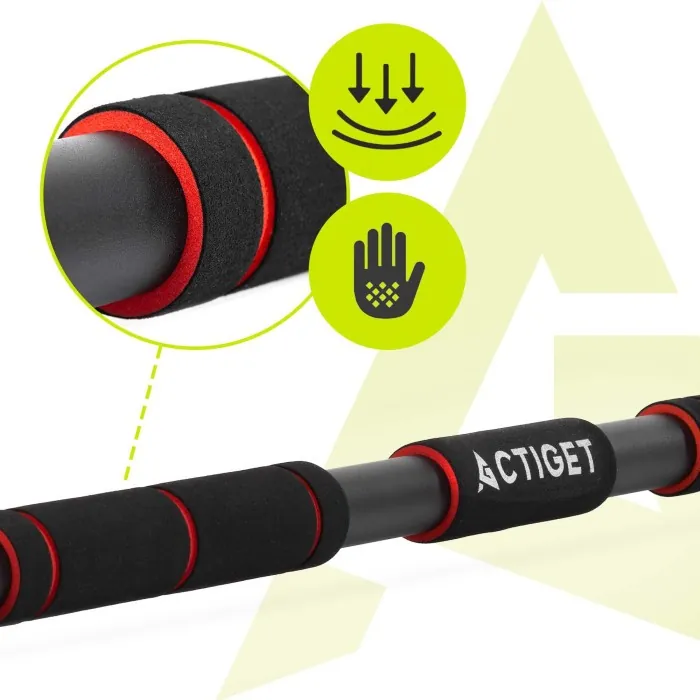 Турник раздвижной Actiget 82-130 см ACT0166 Black/Red
